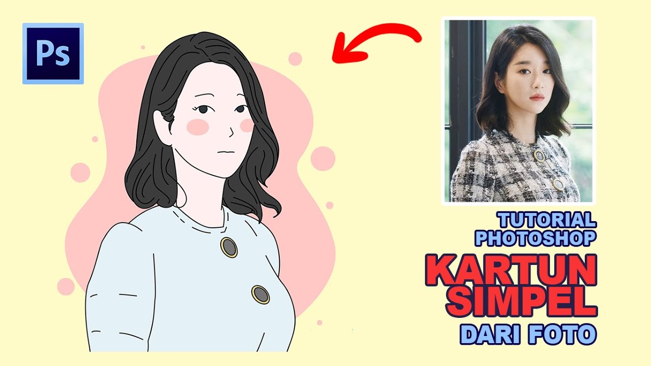 Tutorial Membuat Ilustrasi Kartun (Simple Style) - Photoshop
