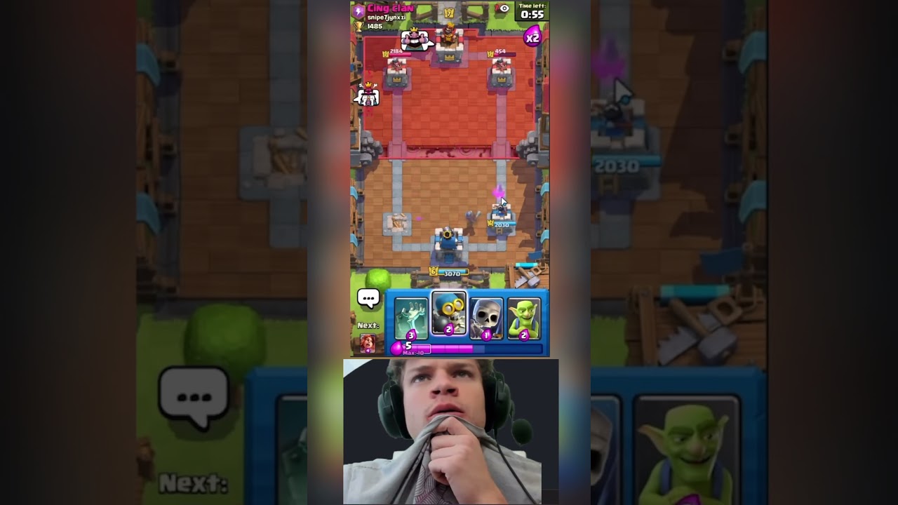 Jynxzi gets stream sniped in clash Royale #jynxzifunny #jynxzi #jynxzirage #clashroyale