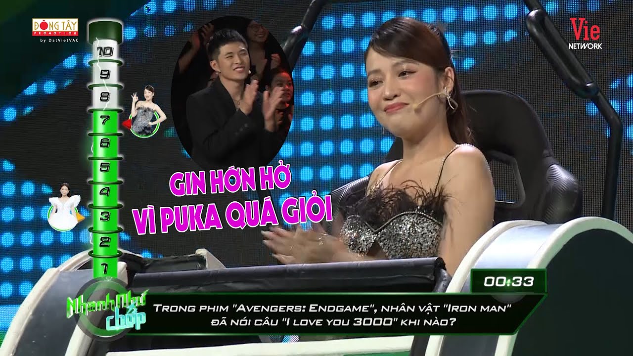 Gin Tuấn Kiệt hớn hở vì Puka "tài sắc vẹn toàn" phục thù cho Khánh Vân | Nhanh Như Chớp #9