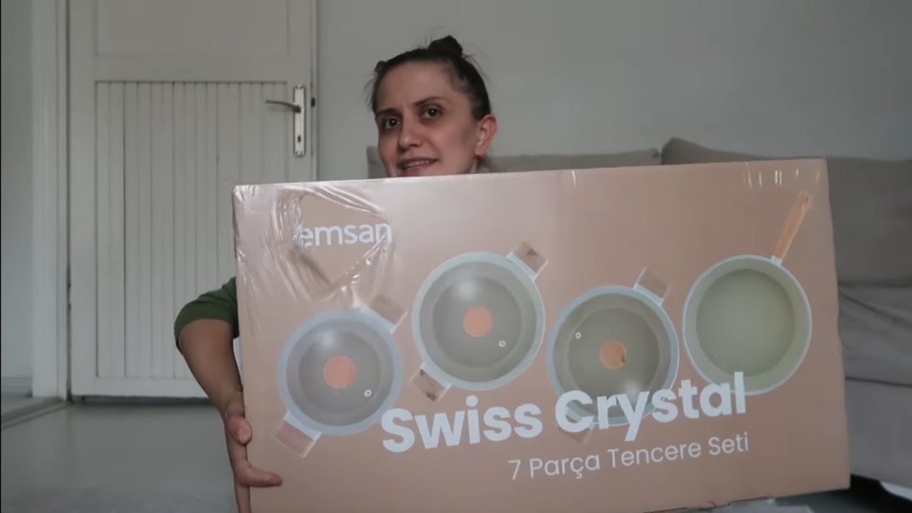 EMSAN SWİSS CRYSTAL TENCERE SETİ😊AKŞAM KAHVALTISINA MAYALI POĞAÇA YAPTIM🤌ÇOCUKLARLA TEST ÇÖZDÜM😊