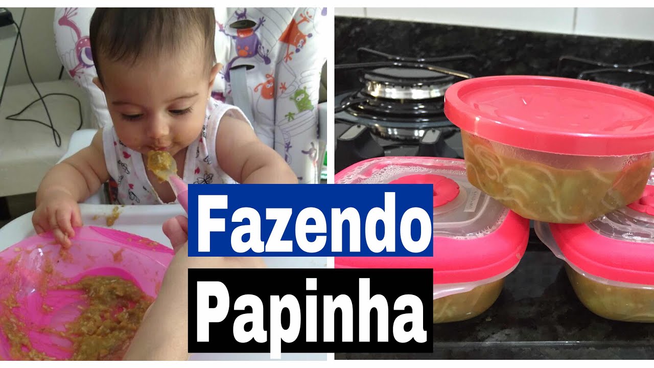 Como fazer papinha do bebê com 6 meses | Meu bebê come tudo? | Introdução alimentar