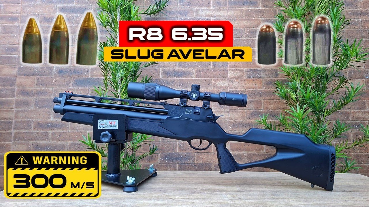 ESSE SLUG É MUITO PODEROSO 💥 ROSSI R8 6.35 ALTO FLUXO