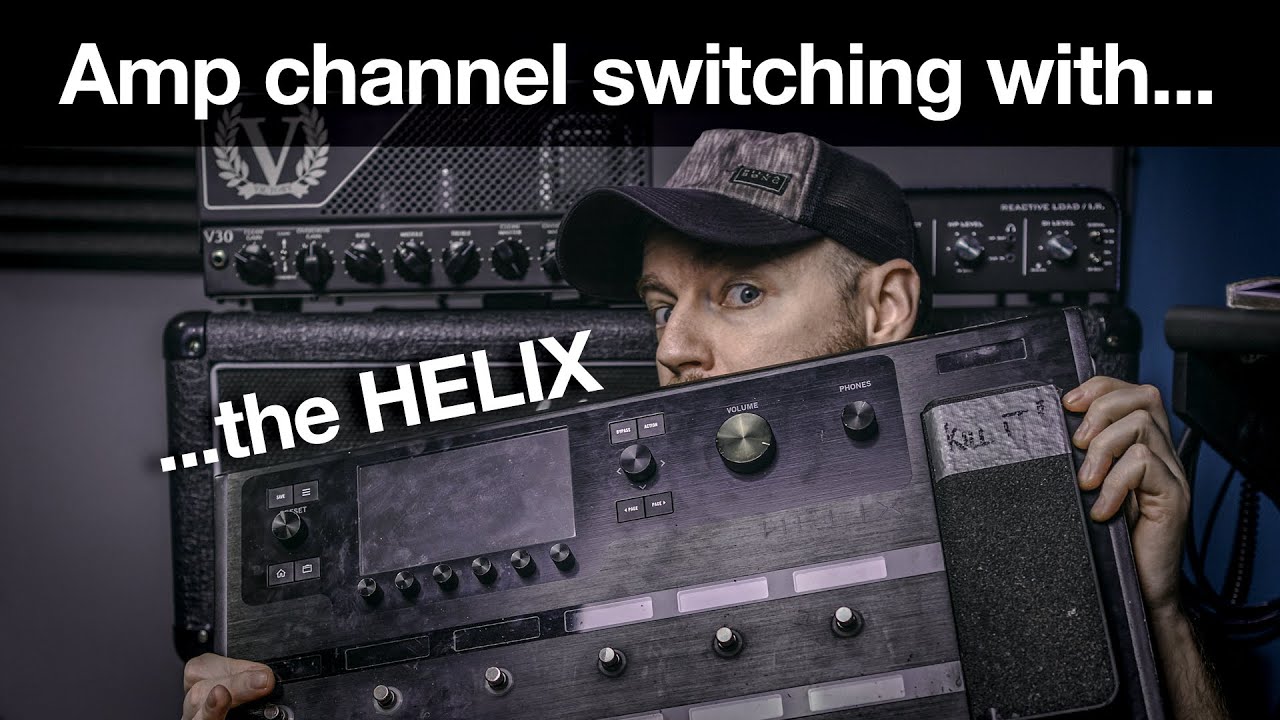 How to do amp channel switching with the Line 6 Helix, it's easier than you think!