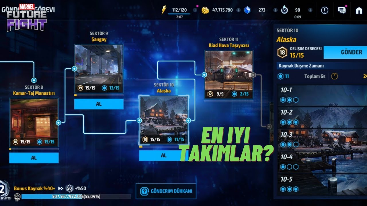 Gönderim Görevinde Nasıl İlerlenir? - En İdeal Takımlar Hangileri? | Marvel Future Fight
