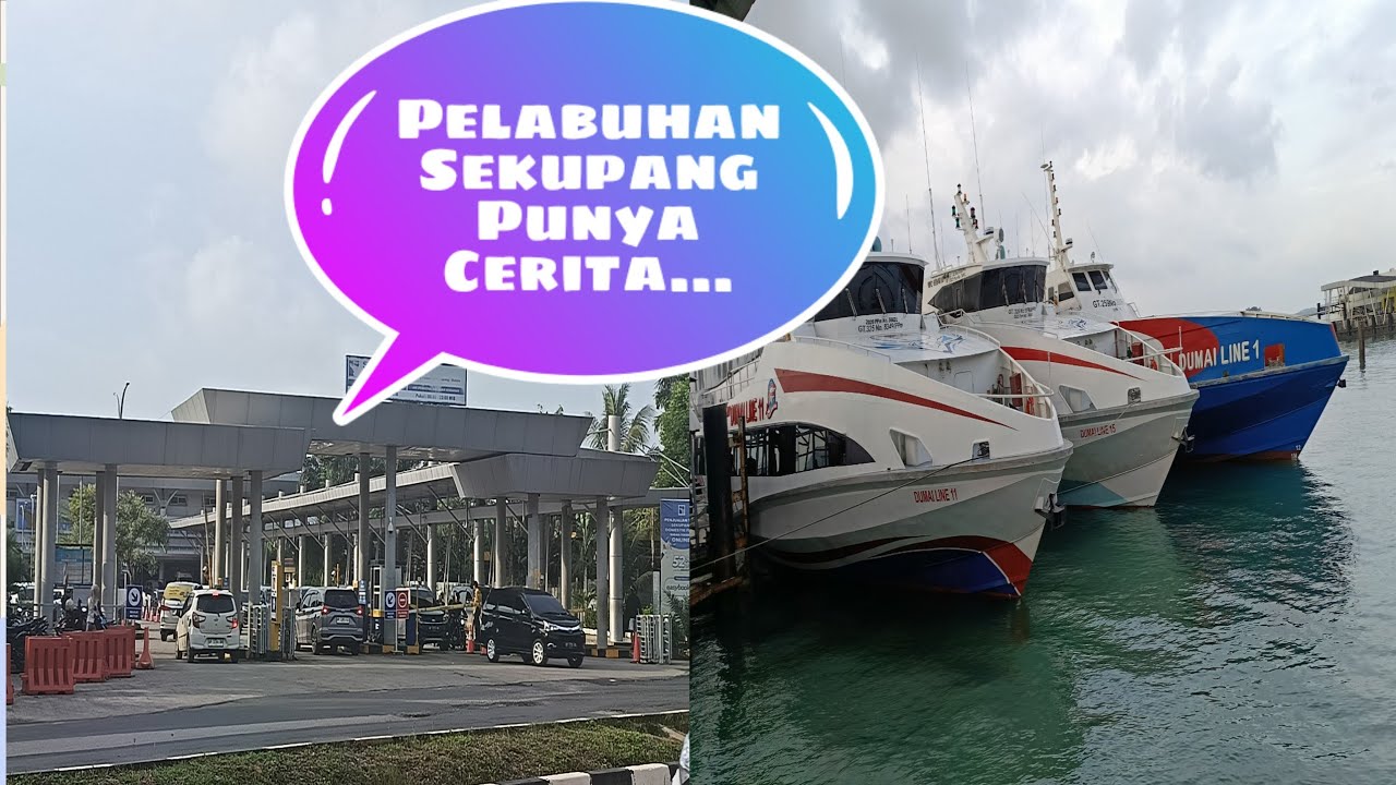 Pelabuhan Sekupang Kota Batam adalah Akses jalur laut keluar masuk para perantau