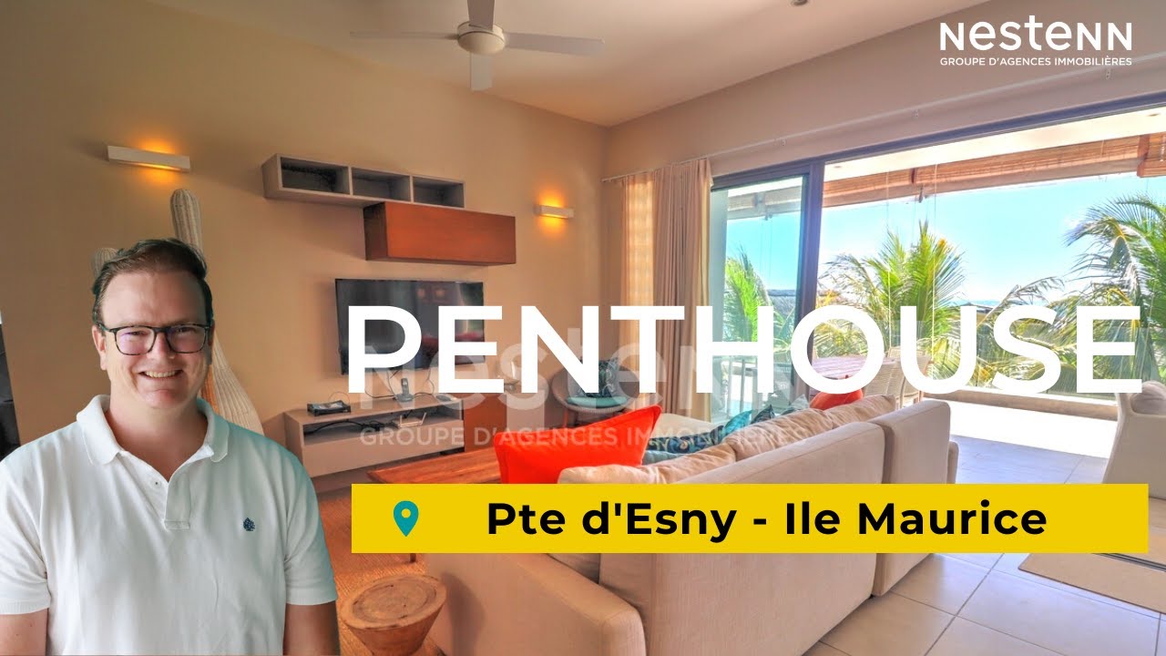 Penthouse de 3 chambres avec vue et accès mer à Pointe d'Esny, Ile Maurice - à Vendre