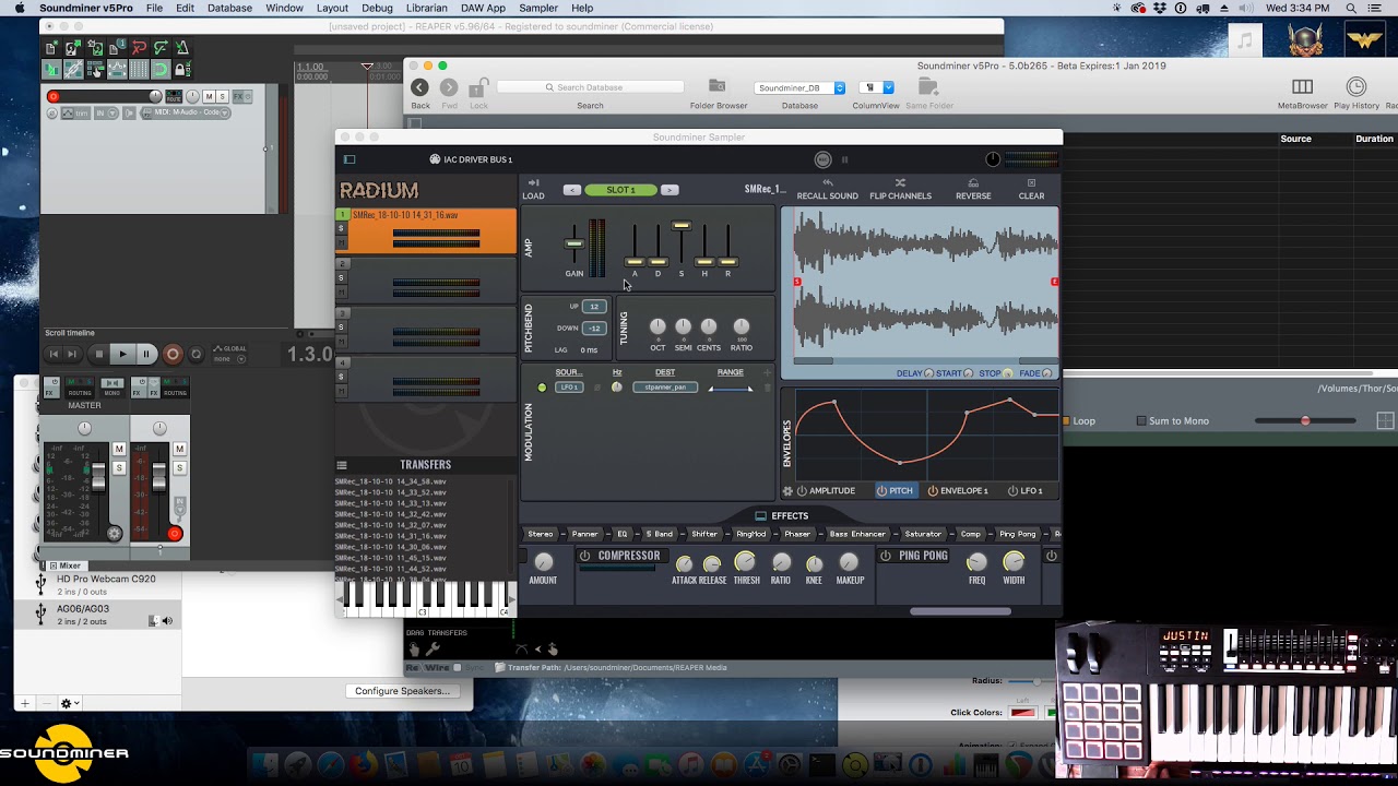 V5Pro Sneak Peek - Using Soundminer's new Radium Sampler from a DAW