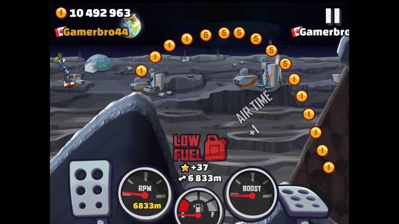 Crazy record in moon 🌑! 8735m with monowheel|HCR2