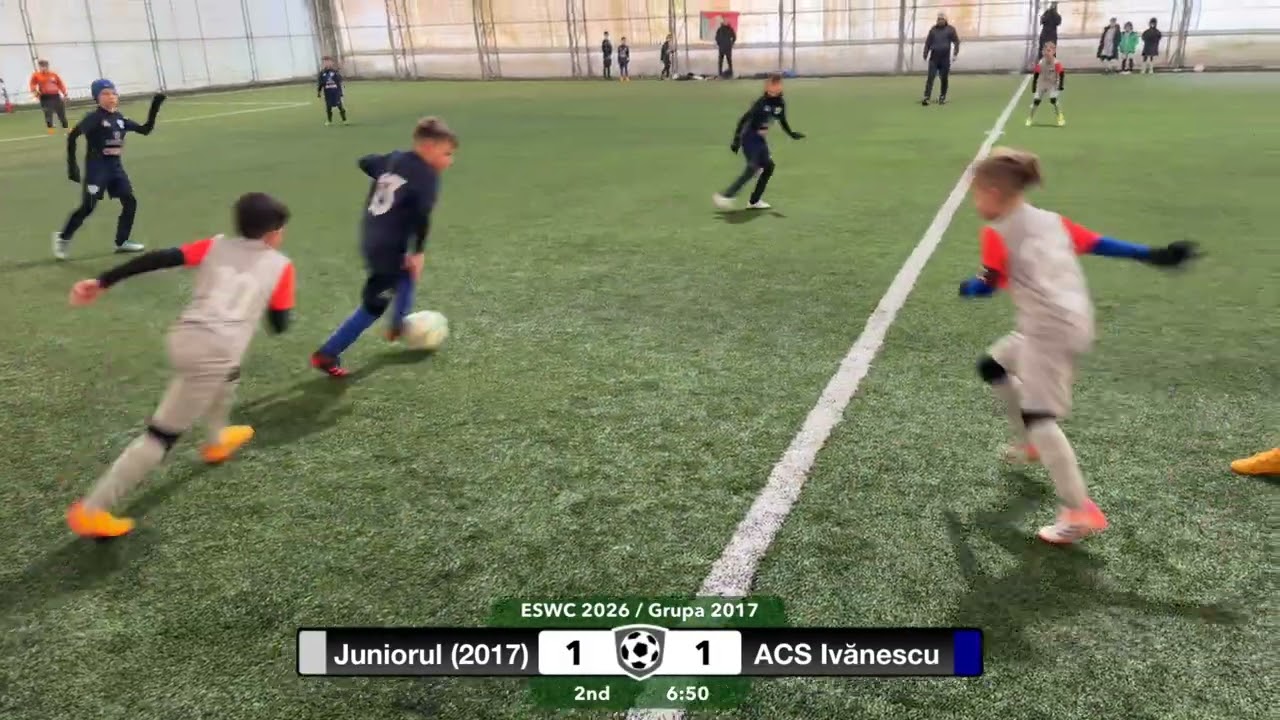 Fotbal U9 4K / ESWC 2026 / Grupa 2017 / 20-21.02.2026 / Juniorul (2017) - ACS Ivăncescu / R2