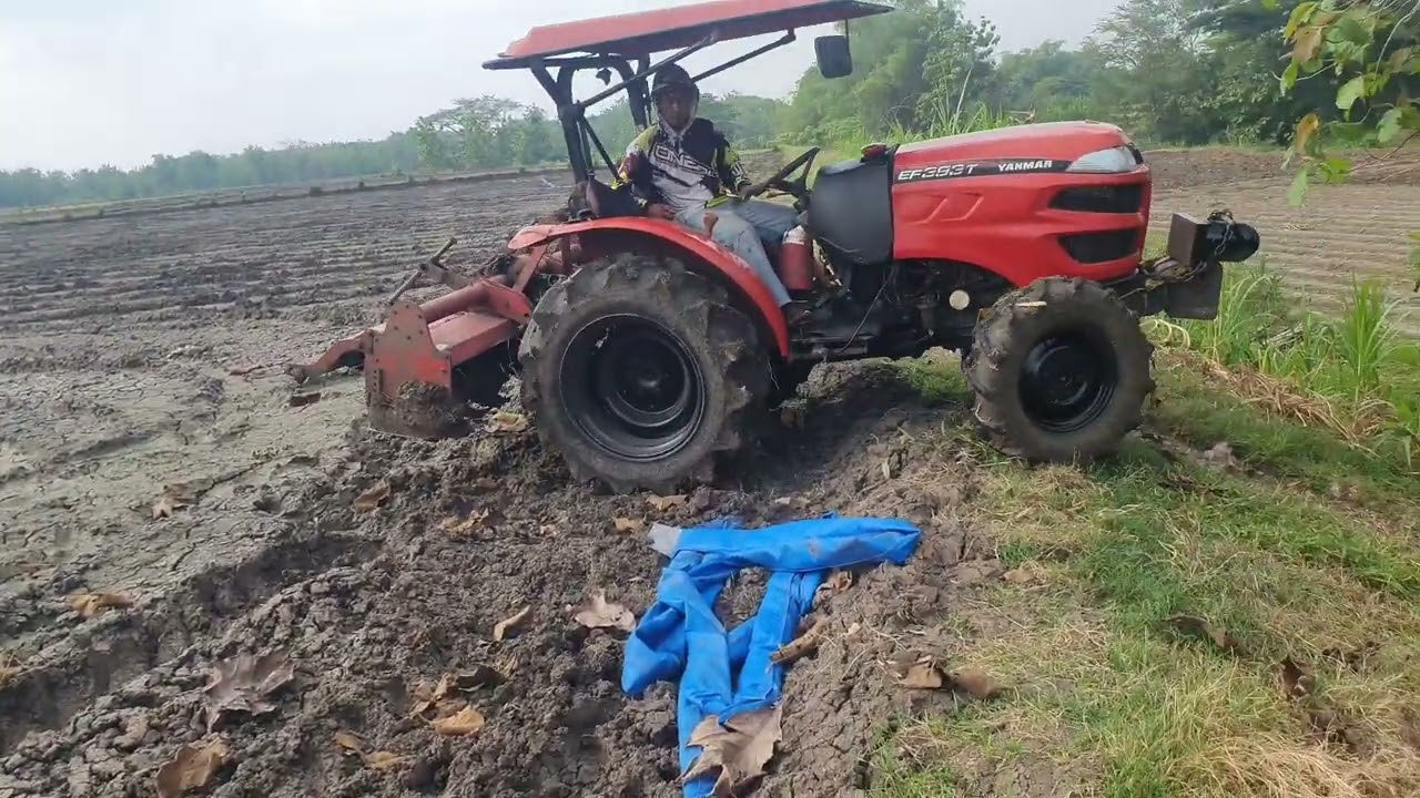 tractor yanmar ef 393 rotary ,jonder sawah