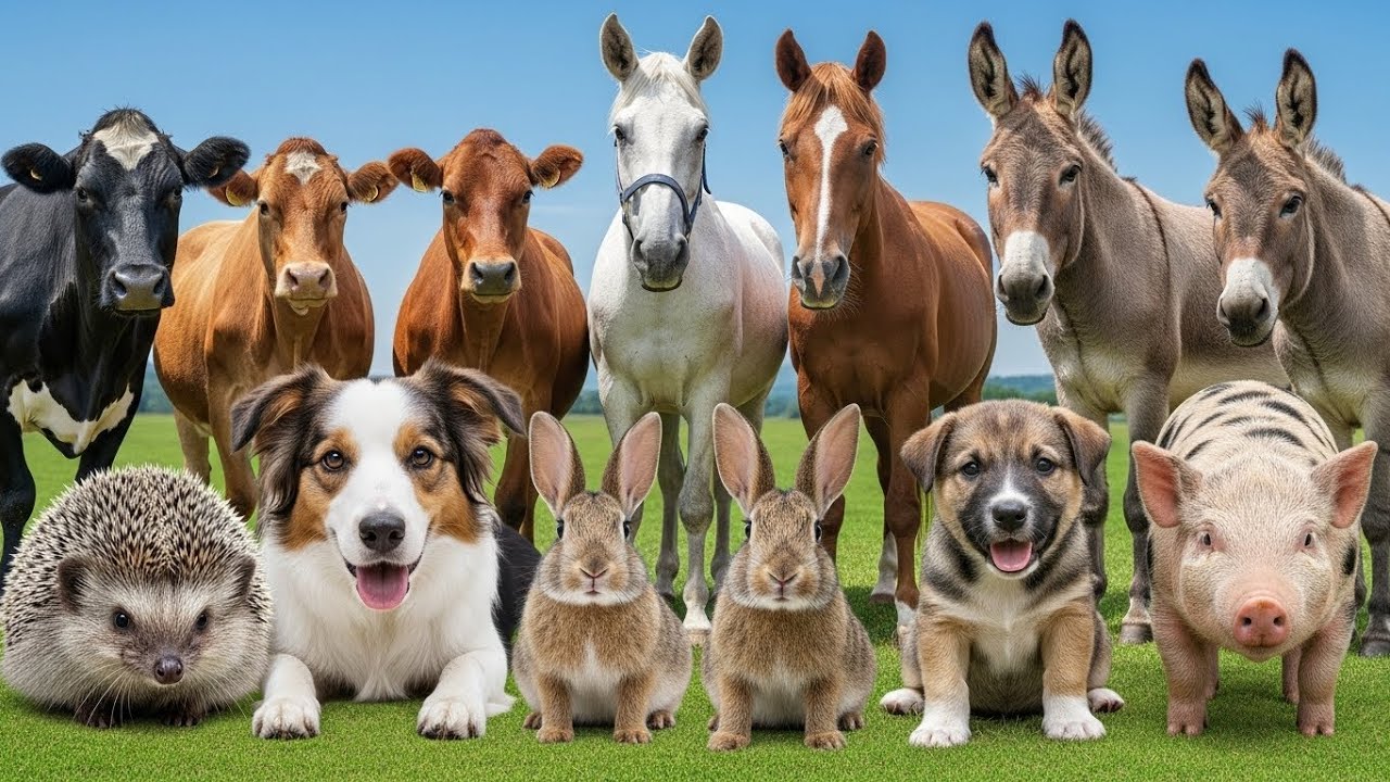 Animal Voices: Dog, Cat, Cow, Pig, Sheep, Duck, Chicken, Rabbit, Goat