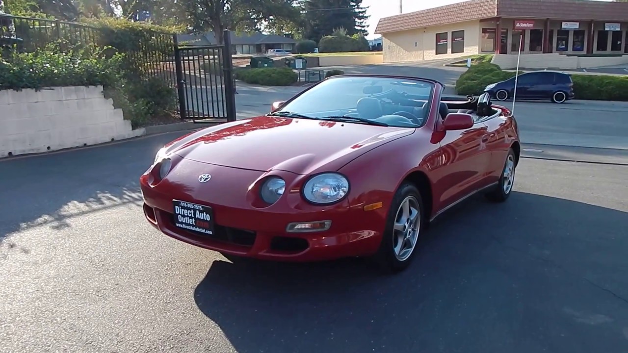 1999 Toyota  Celica GT Convertible video overview and walk around.