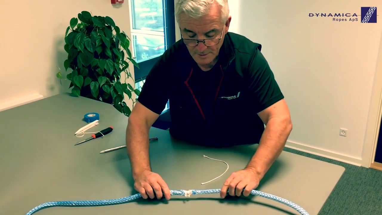 Quick repair of rope made with Dyneema