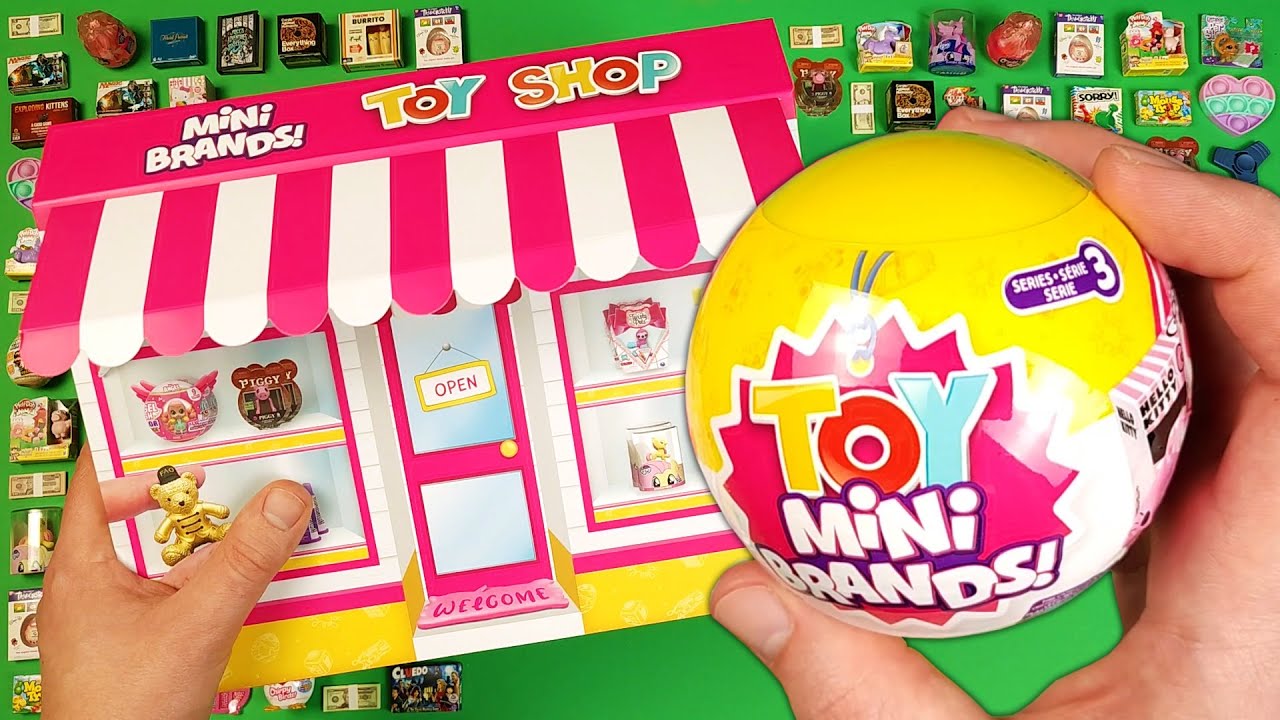Открытие магазина игрушек Toy Mini Brands Series 3