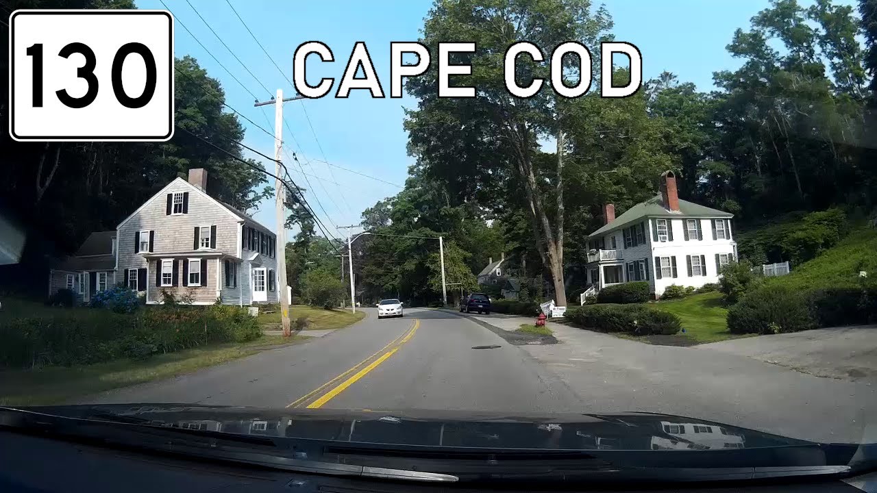 Cape Cod Massachusetts Route 130 in Barnstable and Sandwich
