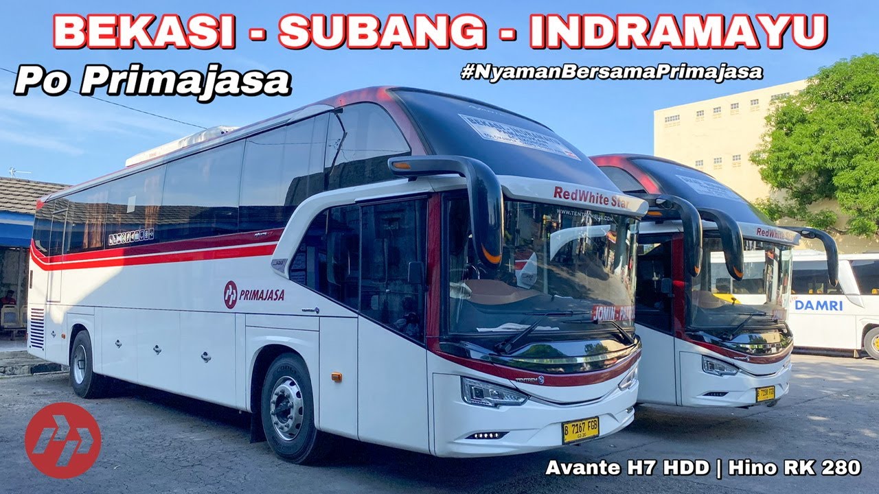 LINE PERDANA RUTE BARU PRIMAJASA INDRAMAYU DENGAN UNIT BARU‼️🔥 Trip Primajasa Bekasi - Indramayu
