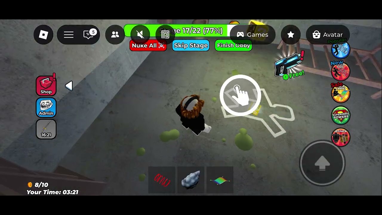 Trying to win on old normal siren cops obby 