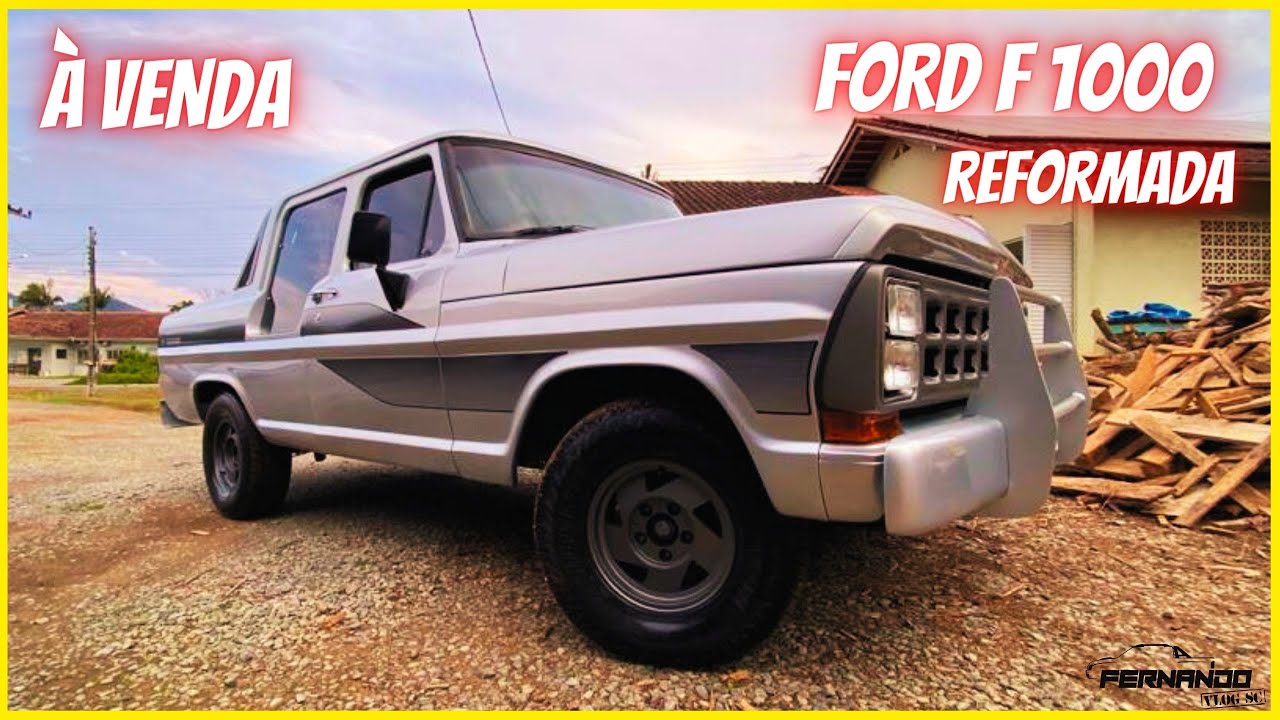 À VENDA - FORD F1000 MWM CABINE DUPLA 