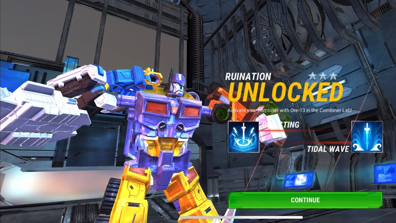 Transformers Earth Wars: Part 30 RUINATION UNLEASED (Wrecker Style) XD