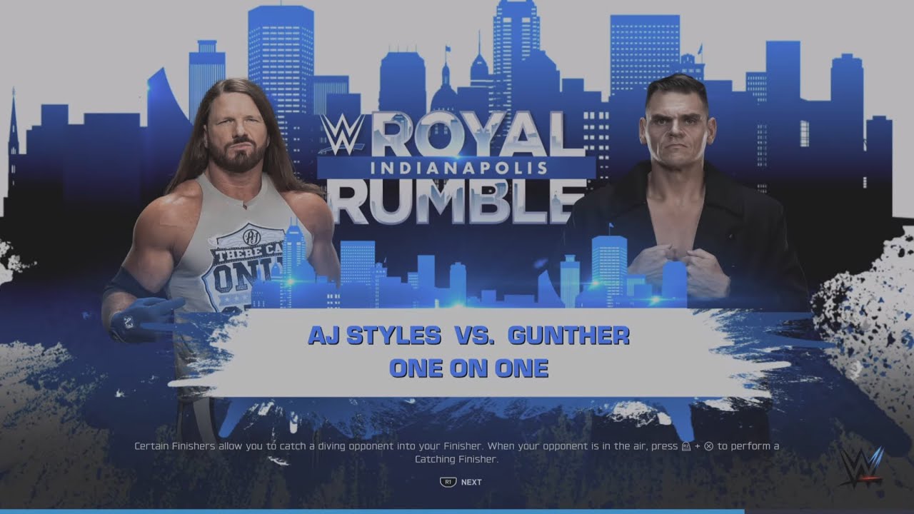 WWE 2K26 | AJ Styles Vs Gunther | One On One