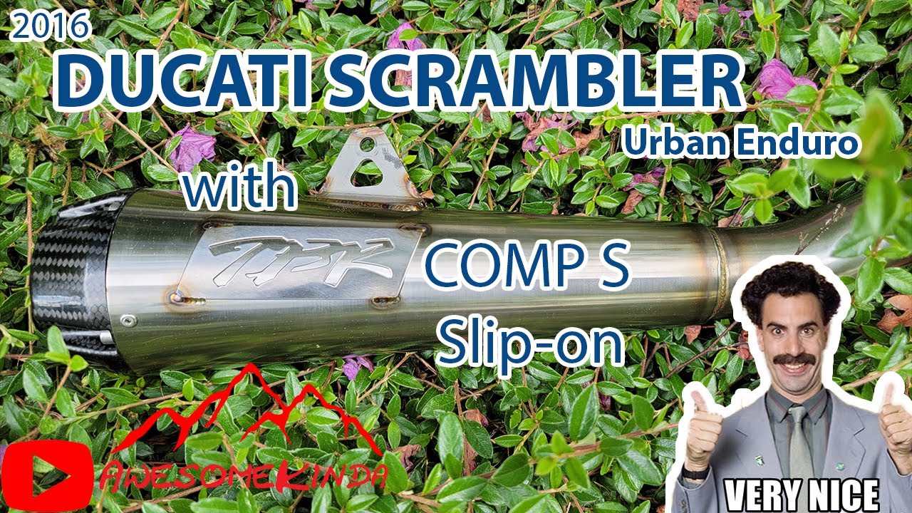 Ducati Scrambler TBR Comp S Slip-on Exhaust Swap