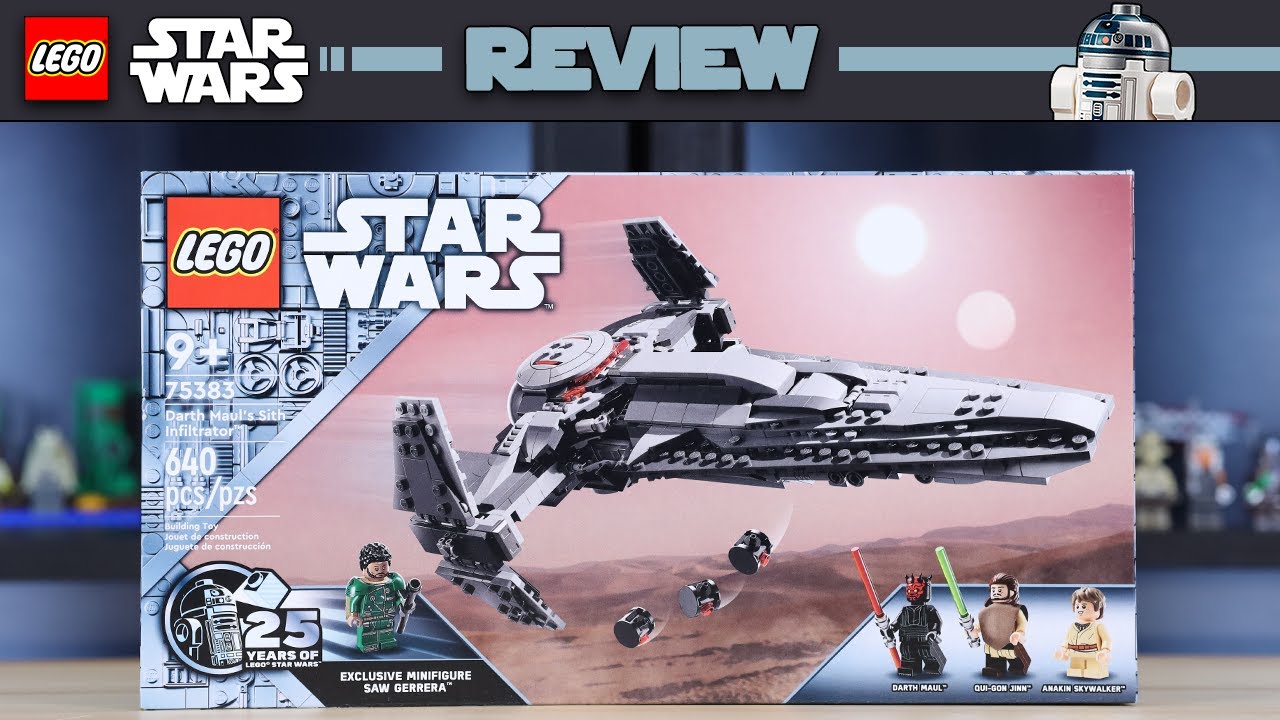 LEGO Star Wars 75383 Darth Maul's Sith Infiltrator - REVIEW