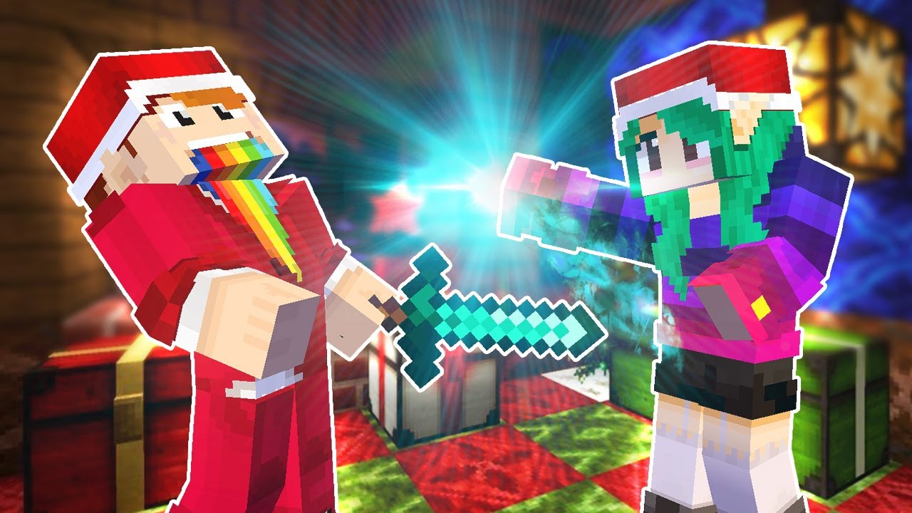 CZŁOWIEK VS ELF *edycja świąteczna* - Minecraft | CZOKLET VS GAENALI