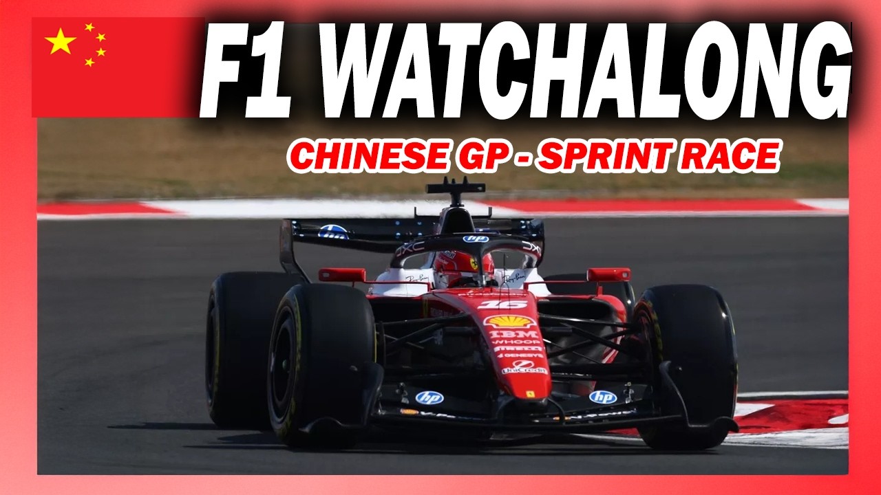 🔴 F1 Watchalong - CHINESE GP - SPRINT RACE - with Commentary & Live Timings