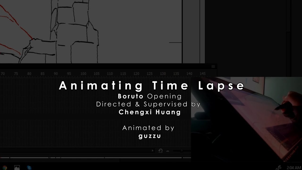 Animating Time Lapse #28 (Boruto OP 5)