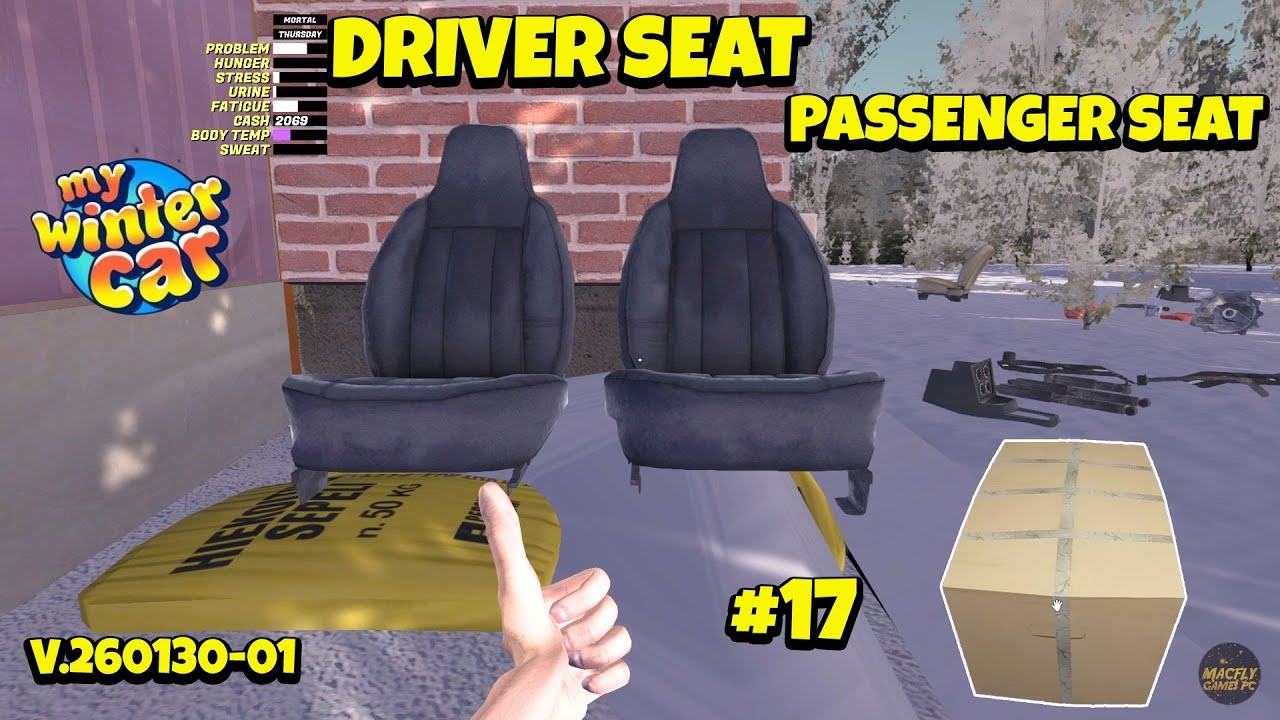 My Winter Car v.260130-01 DRIVER SEAT, PASSENGER SEAT  #17