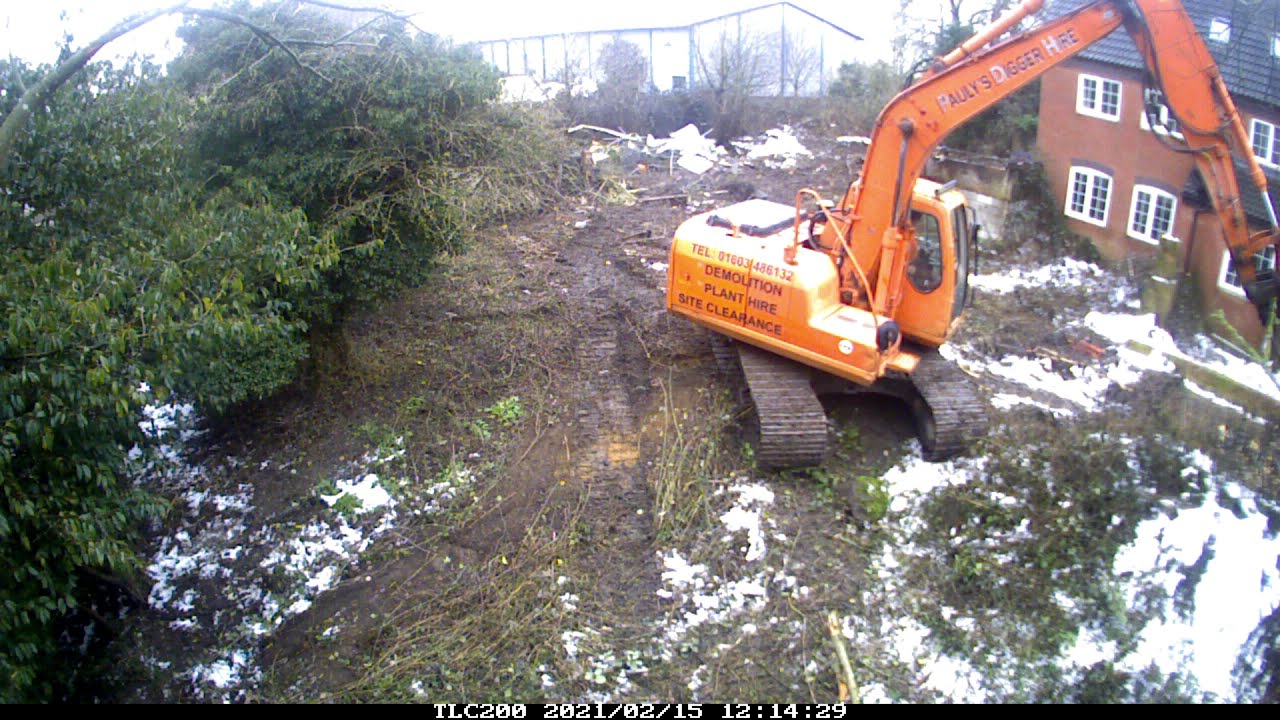 Time-lapse site clearance 