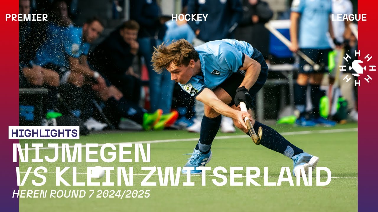 Nijmegen - Klein Zwitserland 🏑 Tulp Hoofdklasse Heren ‘24/’25 RONDE 7 | Samenvatting