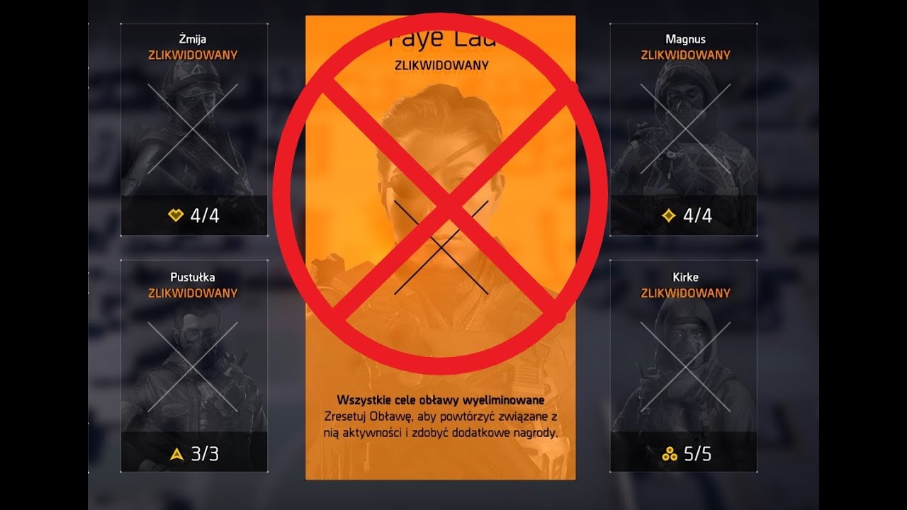 The Division 2. Polowanie na Faye Lau, czyli jak to się wszystko.... skończyło.