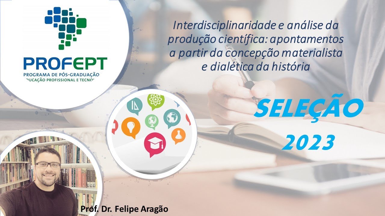 PROFEPT 2023 Interdisciplinaridade e análise da produção científica -  AULA 1 PARTE 1