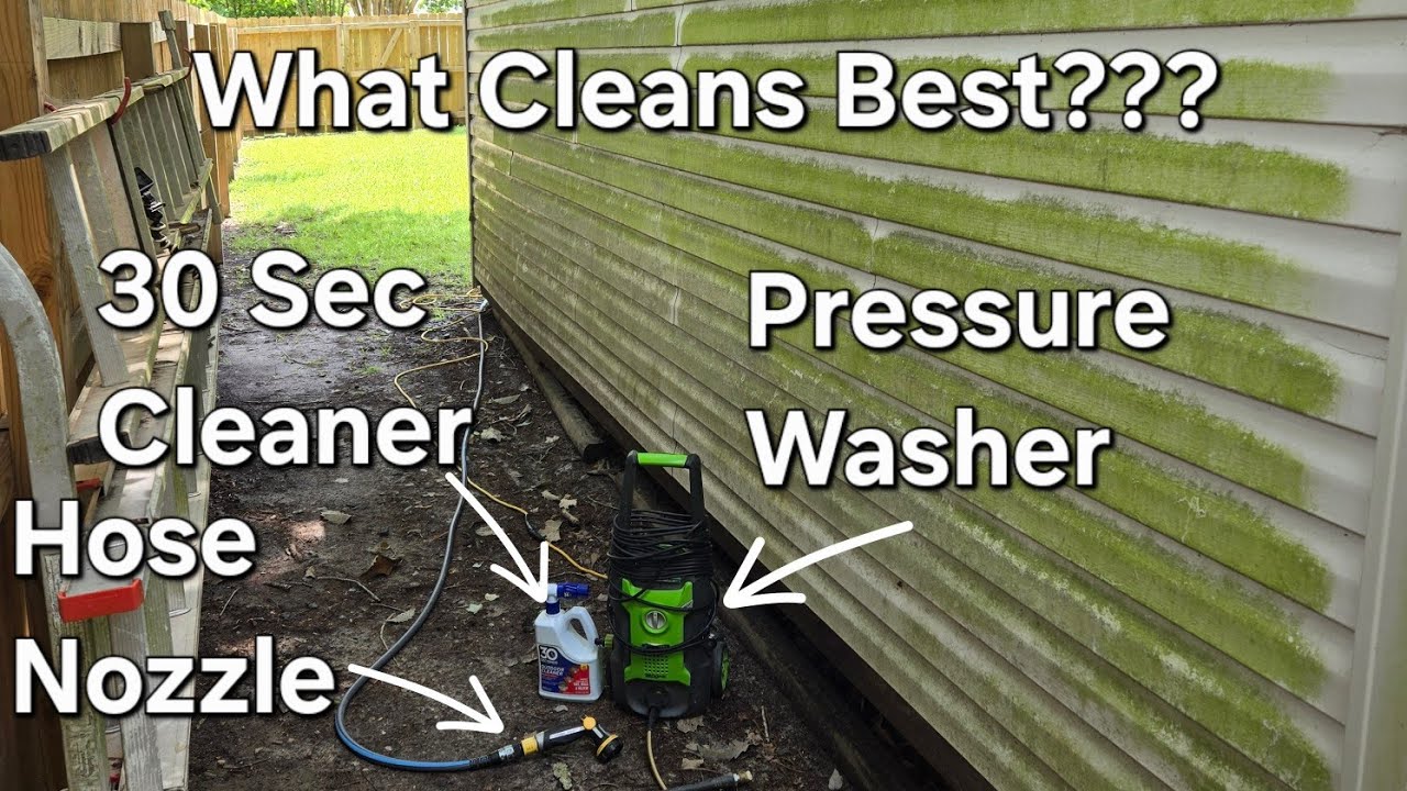 How To Clean Algae Mold & Mildew Off House Siding: DIY Methods