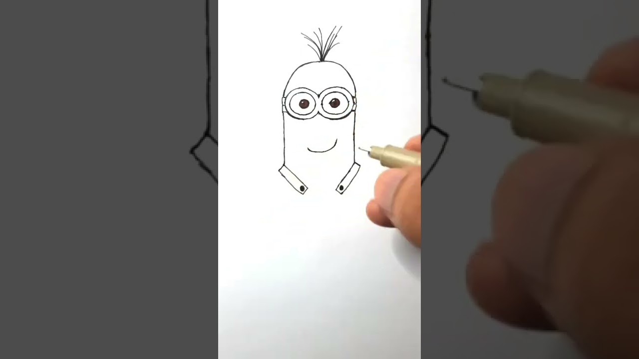 Drawing Kevin the Minion | #shorts