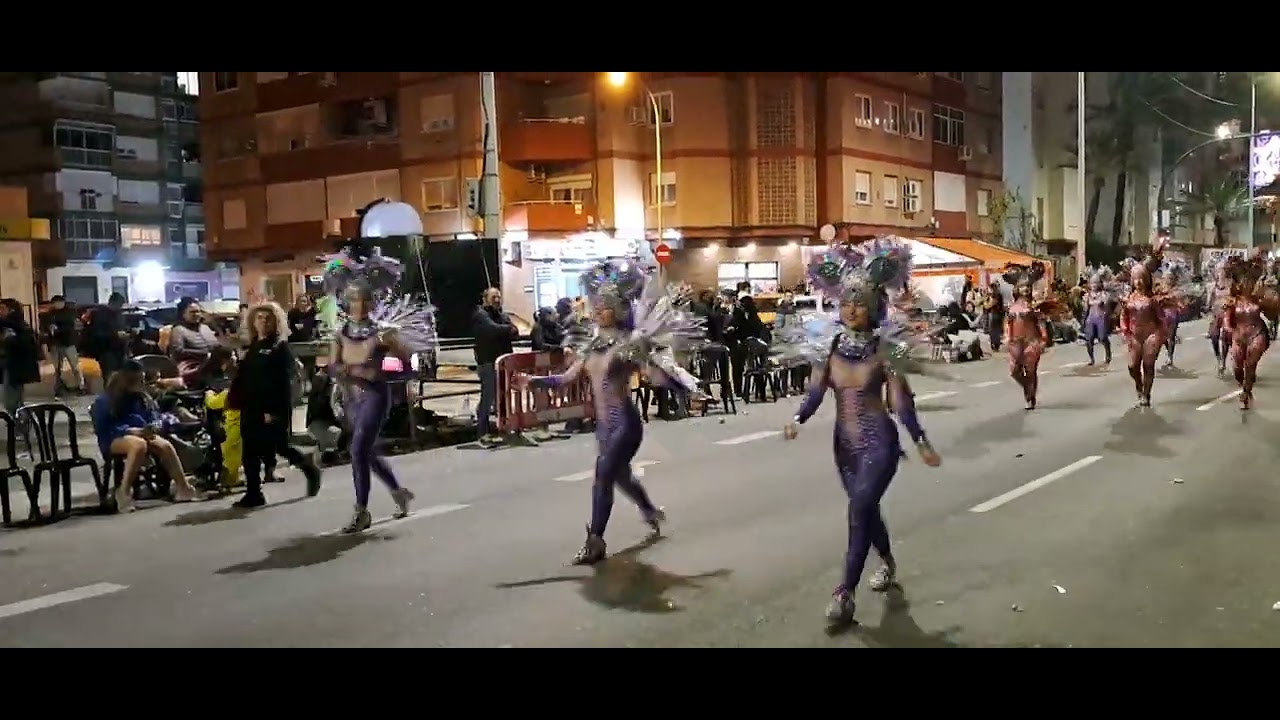 COMPARSA PARAÍSO Carnavales Cartagena Gran desfile 2025