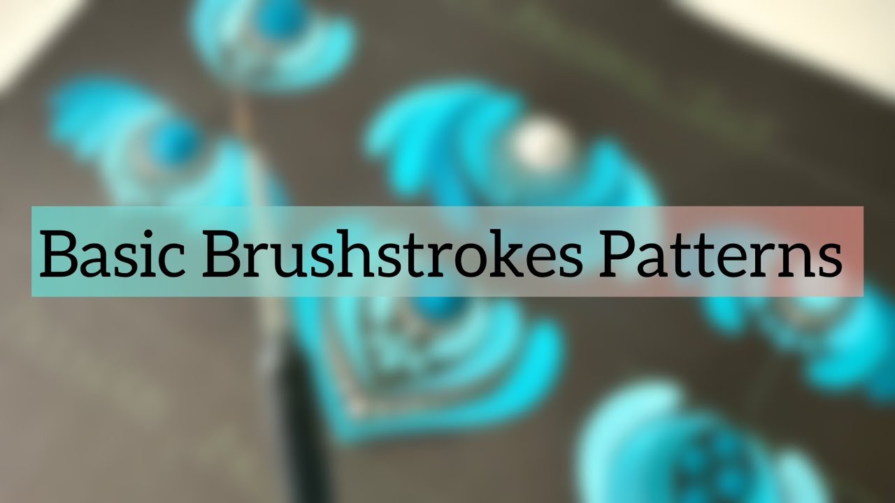 Dot mandala basic Brushstrokes pattern | brushstrokes pattern for beginners #mandala #dotmandala 