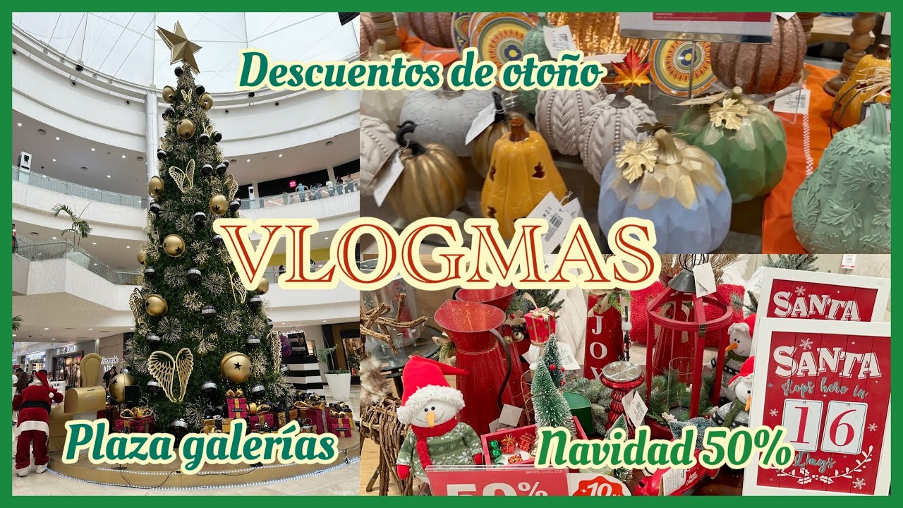 VLOGMAS#1🎄#navidad2025 🎅🏼descuentos de otoño en calabazas🎃plaza galerías♥️se siente la Navidad