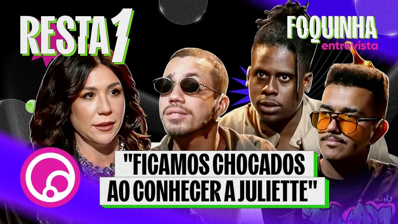 RESTA 1 com OS GAROTIN: AMIZADE COM JULIETTE, FEAT. COM IVETE, ROLÊ COM LINIKER | Foquinha