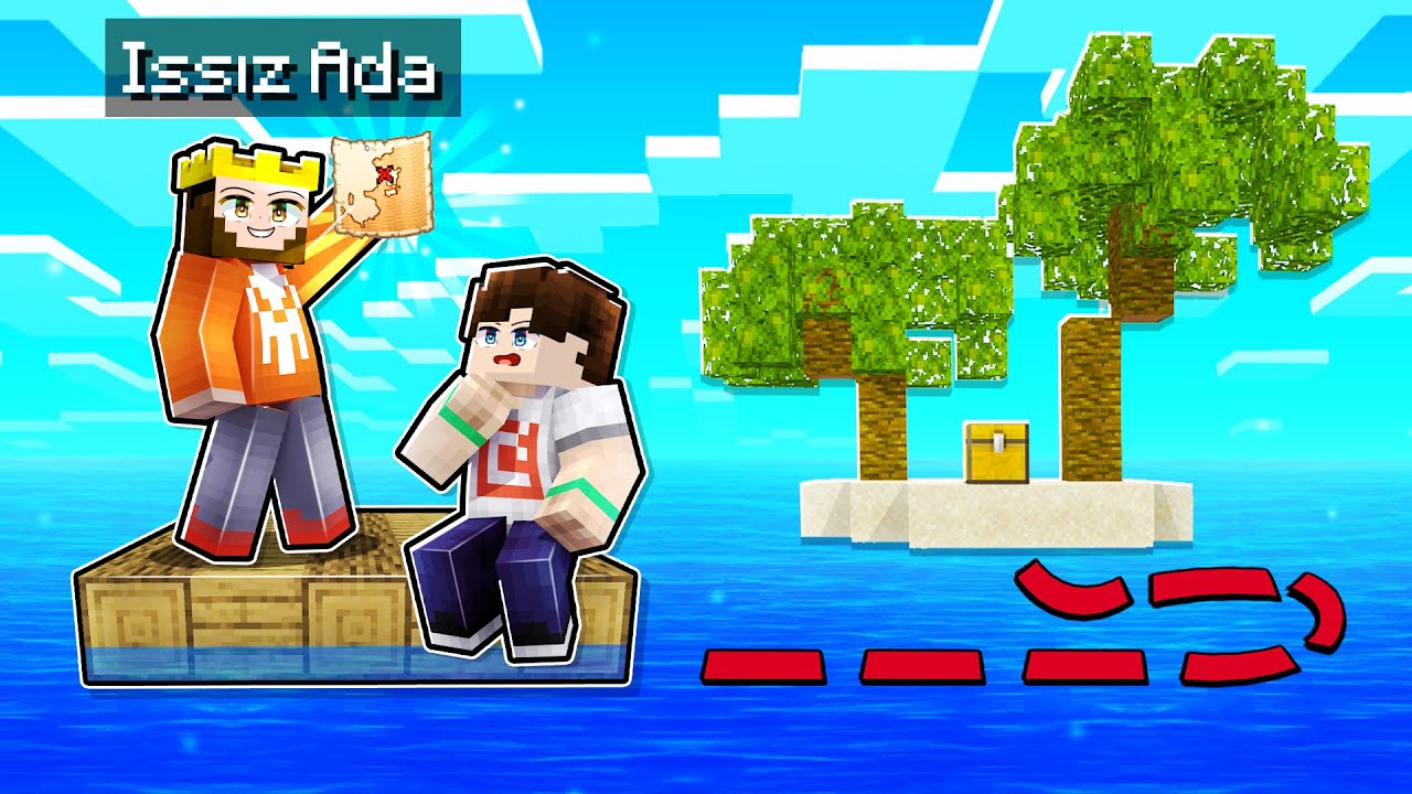 GİZLİ ADA'YI BULDUK ! Minecraft ISSIZ ADA #3