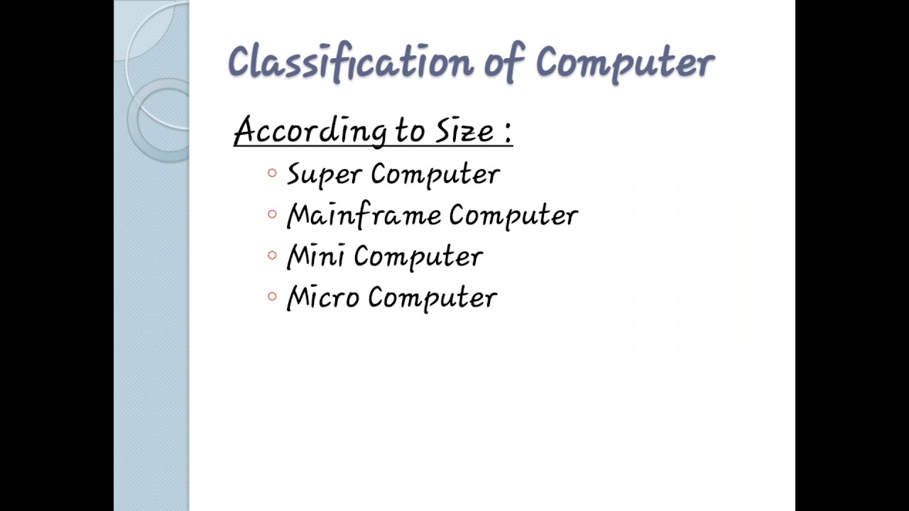#Lecture 3: Chapter 1 - CCC in Mizo( Classification of Computers)