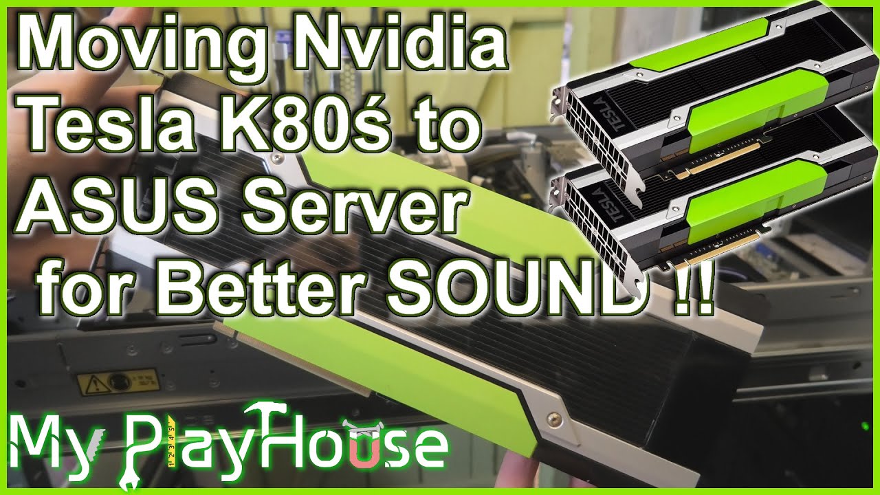 Two Nvidia Tesla K80 in ASUS ESC 4000 G2 Rack Server - 1049