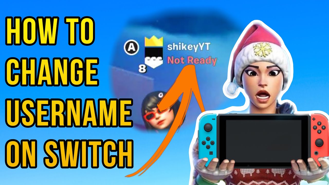 How to Change Name Fortnite Nintendo Switch 2025