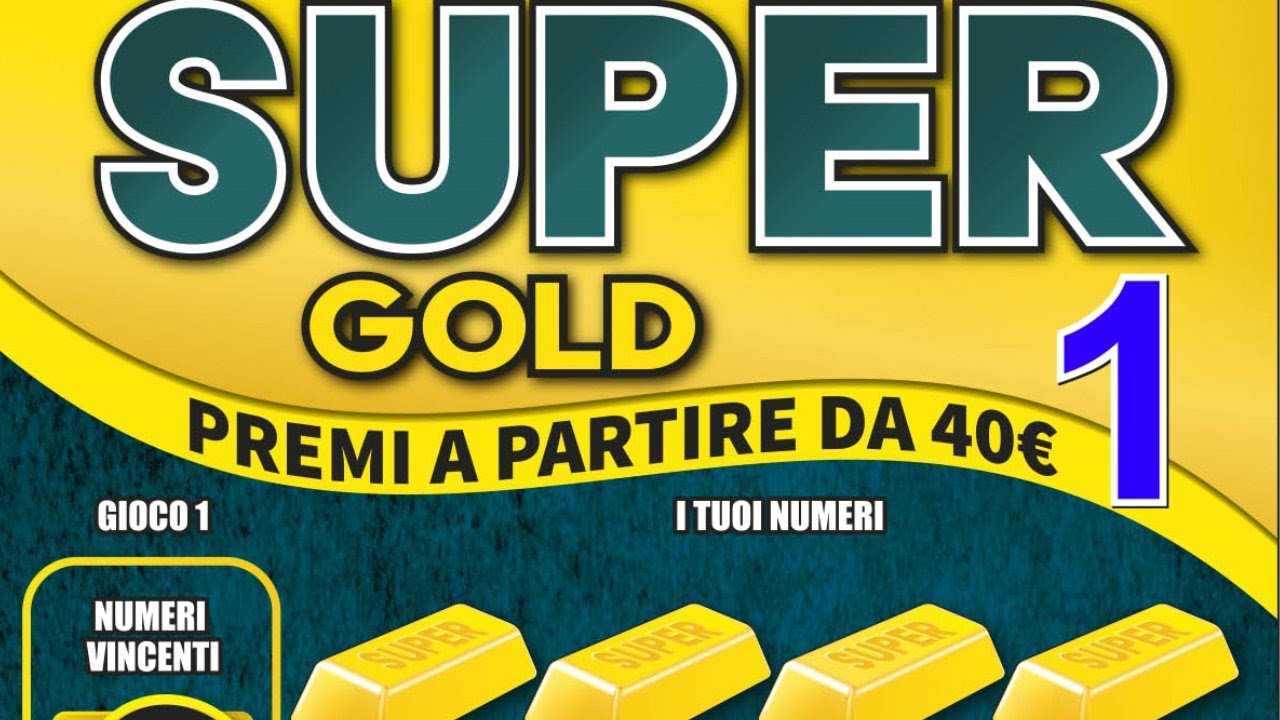 Gratta e Vinci Super Gold PACCO INTERO 1 su 3