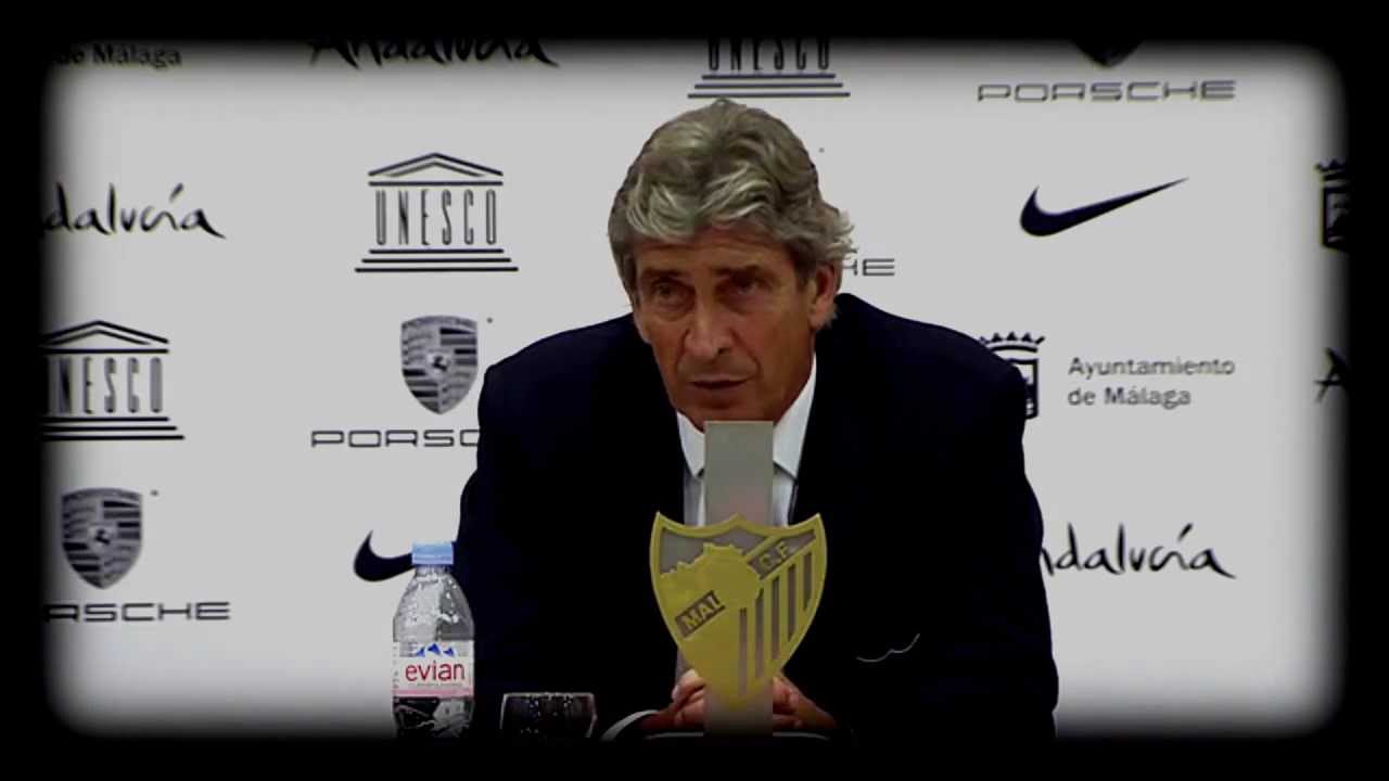 Homenaje a Manuel Pellegrini y al Málaga de Champions 2010 - 2013