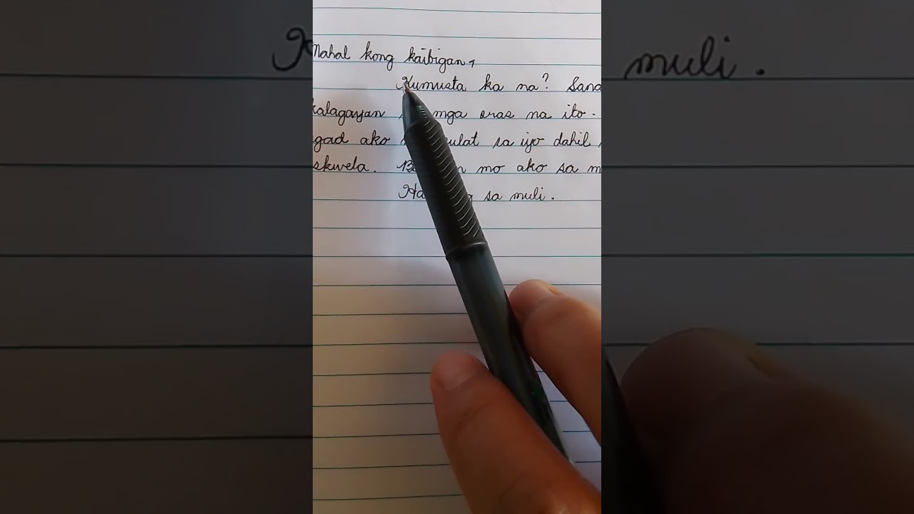 Pagsusulat ng Liham Pangkaibigan