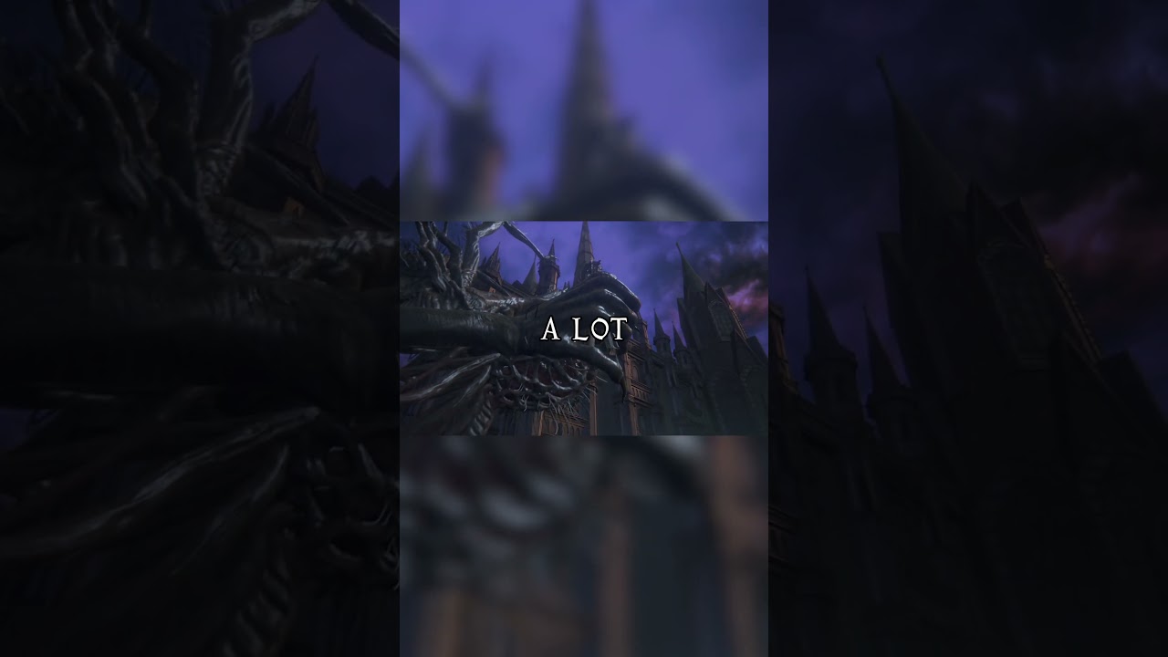 Bloodborne did this SO right..