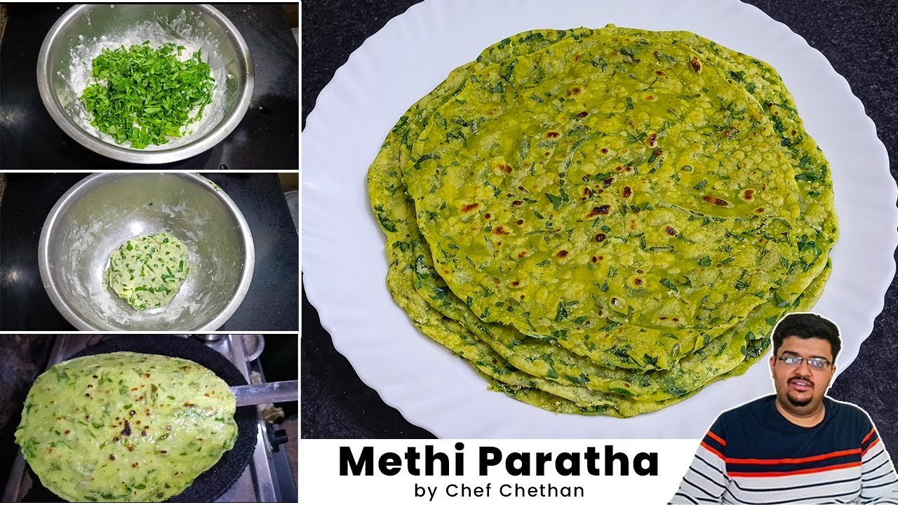 ರುಚಿಕರ & ಆರೋಗ್ಯಕರ ಮೆಂತ್ಯ ಸೊಪ್ಪಿನ ಪರೋಟ 😋 | Soft & Tasty Methi Paratha Recipe