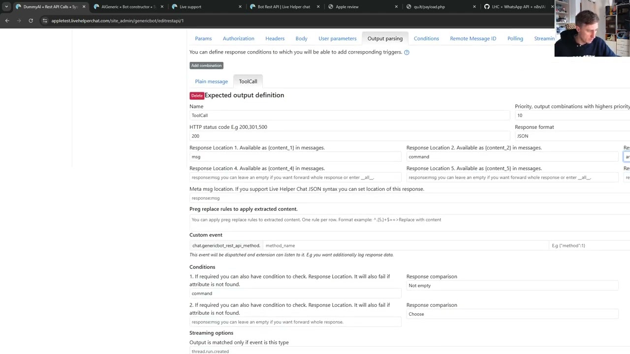 Generic AI integration. Tool calling and args